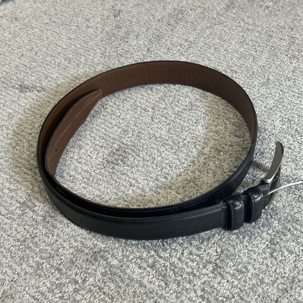 Allen Edmonds Dress Belt Mens 40 Dark Brown 39507 Calfskin Leather USA